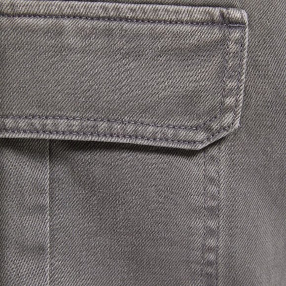 Bershka Men's Cotton cargo pants in Dark Grey, Waist 31 NWT - Picture 5 of 5